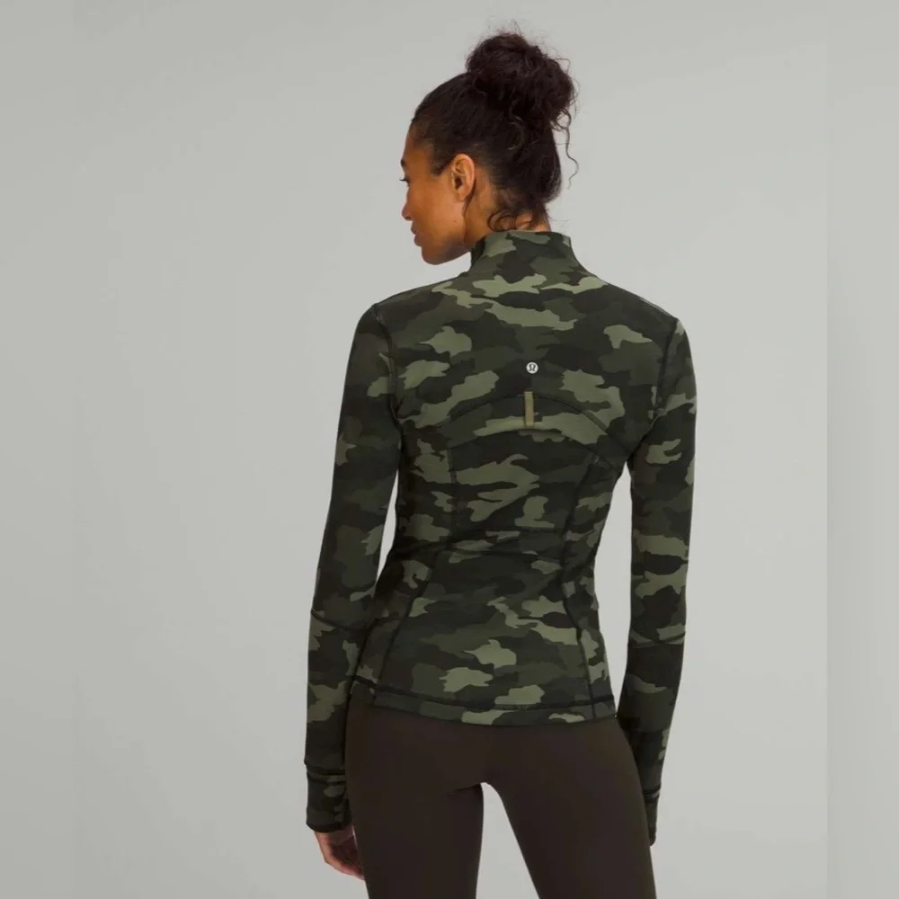 2021 Lululemon Define Jacket Luan Heritage 365 Camo Medium Olive Multi Size 6 - Picture 2 of 9